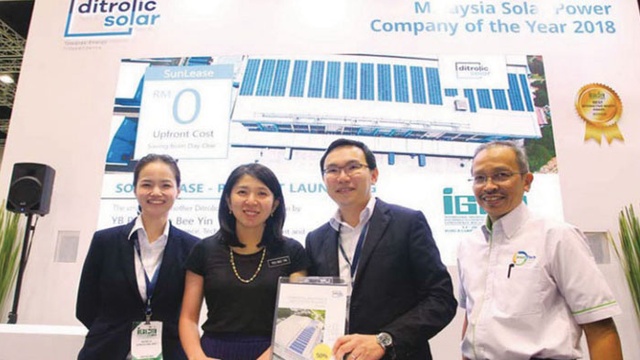 Energy, Science, Technology, Environment and Climate Change Minister launching the SunLease programme for Ditrolic Solar Group